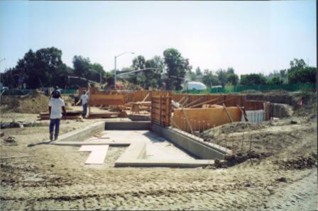 Construction of Water Wall 3